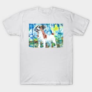 JACK RUSSELL TERRIER - watercolor portrait .2 T-Shirt